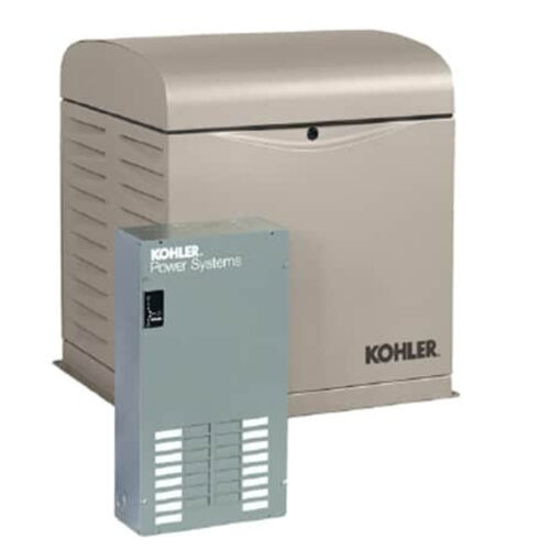 Kohler 12kW Home Standby Generator with 100 Amp 12- Circuit Load Center ATS | 12RESVL-100LC12