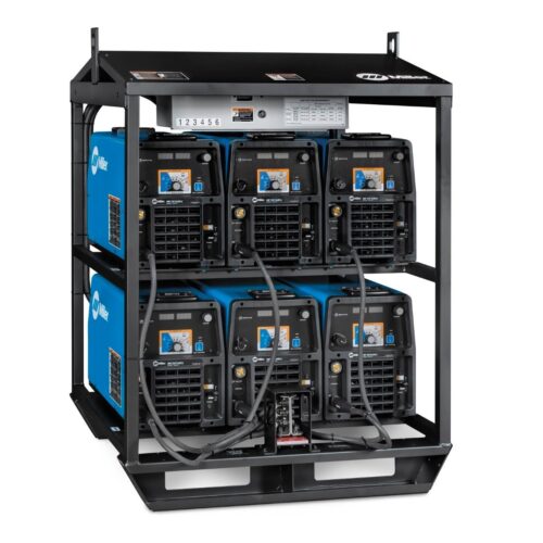 MILLER XMT 350 FIELDPRO ARCREACH 6-PACK RACK (907740)