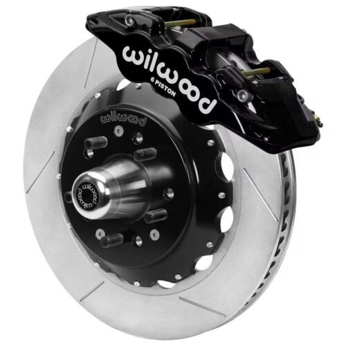 Wilwood 140-16246 AERO6 Big Front Brake Kit, Black Caliper