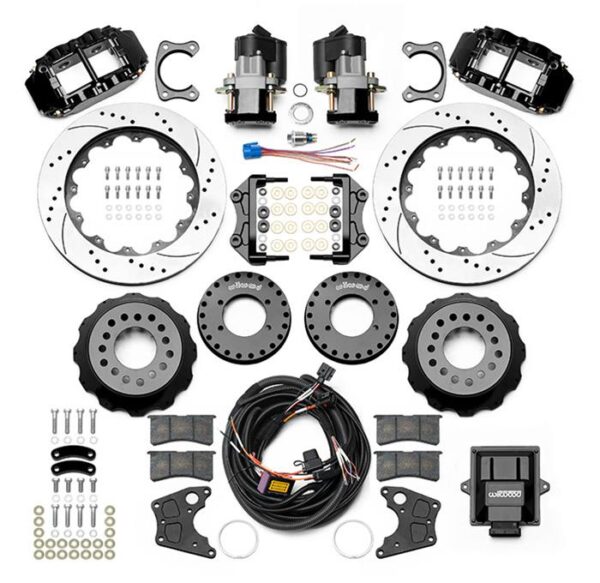 Wilwood Forged Narrow Superlite 4R Big Brake Rear Parking Brake Kits 140-16152-D - Image 2