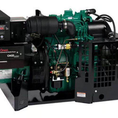 Cummins Onan 7.5kW Commercial Diesel Generator Set 120/240 Volts 3 Phase | 7.5HDKAL-3