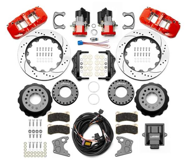 Wilwood AERO4 Rear Electronic Parking Brake Kits 140-15846-DR - Image 2